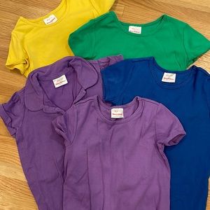 Hanna Andersson girls tees size 8/130
